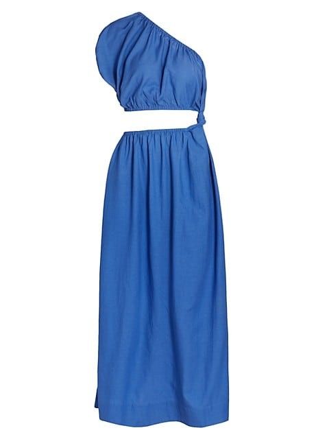 One-Shoulder Cutout Maxi Dress | Saks Fifth Avenue