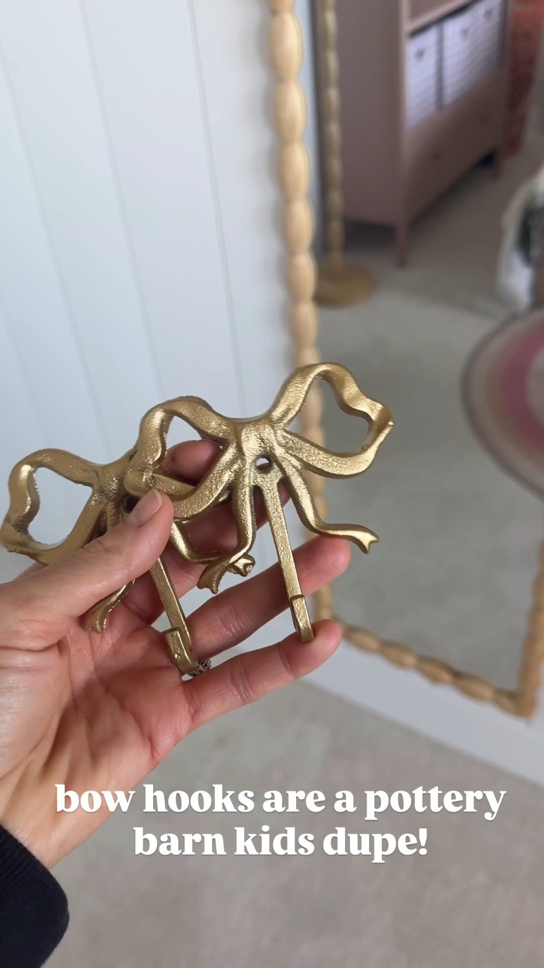 Bow hooks!! Love these for a girls bedroom  

#LTKmomlife #LTKKids #LTKBaby