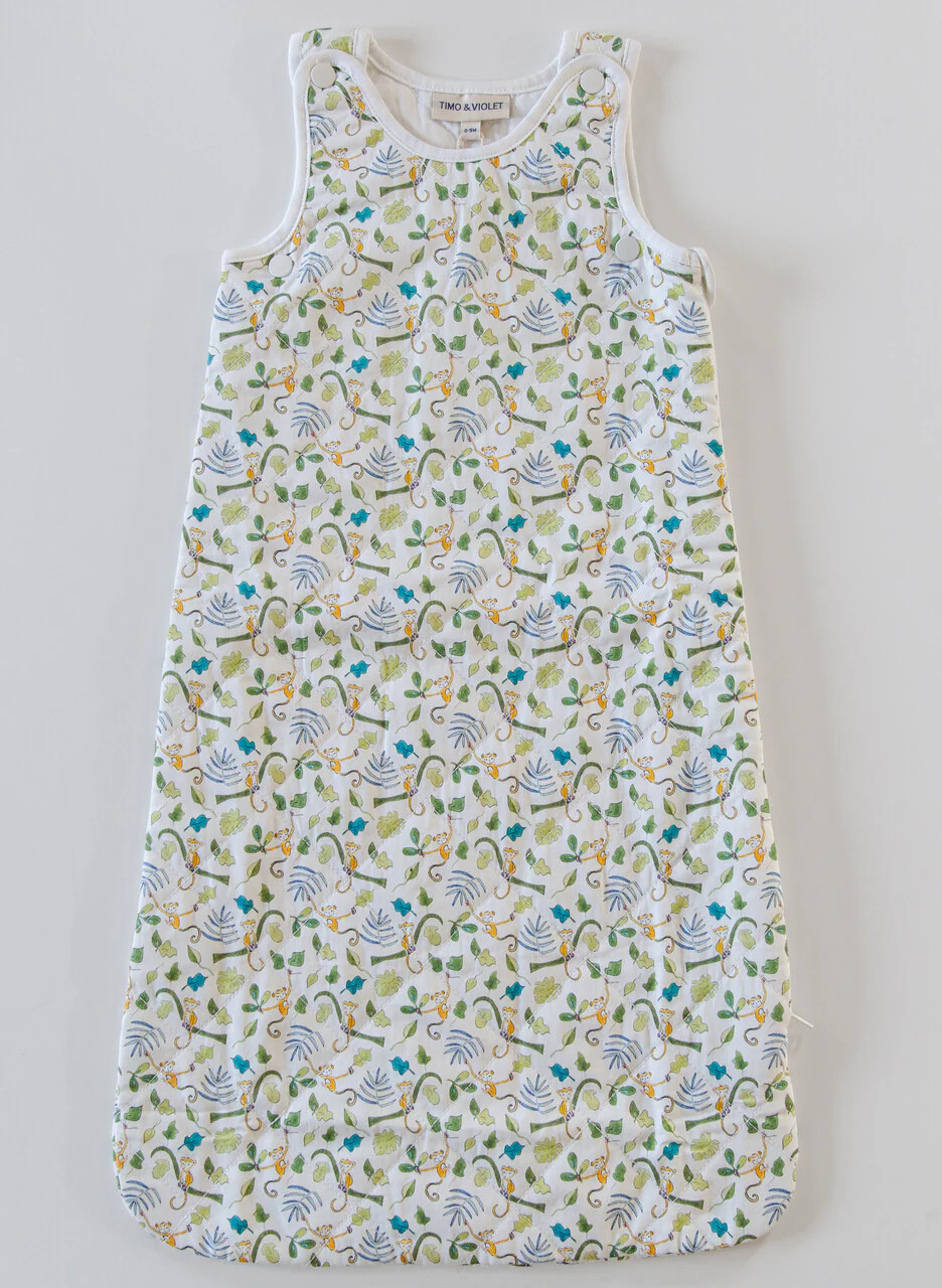 Happy Monkey Sleep Sack | Timo and Violet