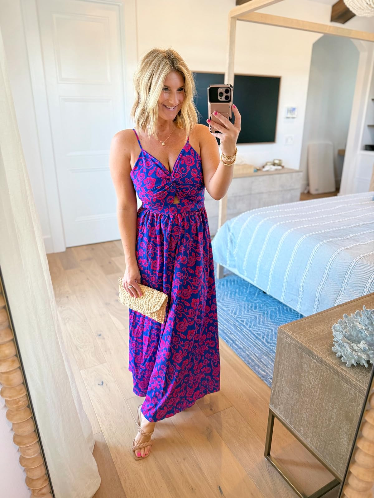 Floral maxi summer dress - Perfect for vacation. True to size! 

 #LTKSpringSale #LTKSeasonal #LTKFindsUnder50