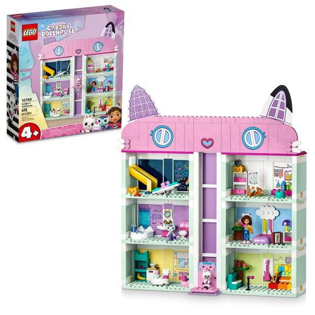 LEGO Gabby’s Dollhouse 10788 Building Toy Set, An 8-Room Playhouse with Authentic Details and P... | Walmart (US)