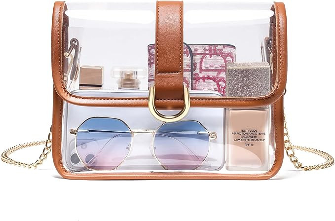 Vorspack Clear Purse - Clear Bag Stadium Approved Clear Crossbody Bag for Women for Concert Sport | Amazon (US)