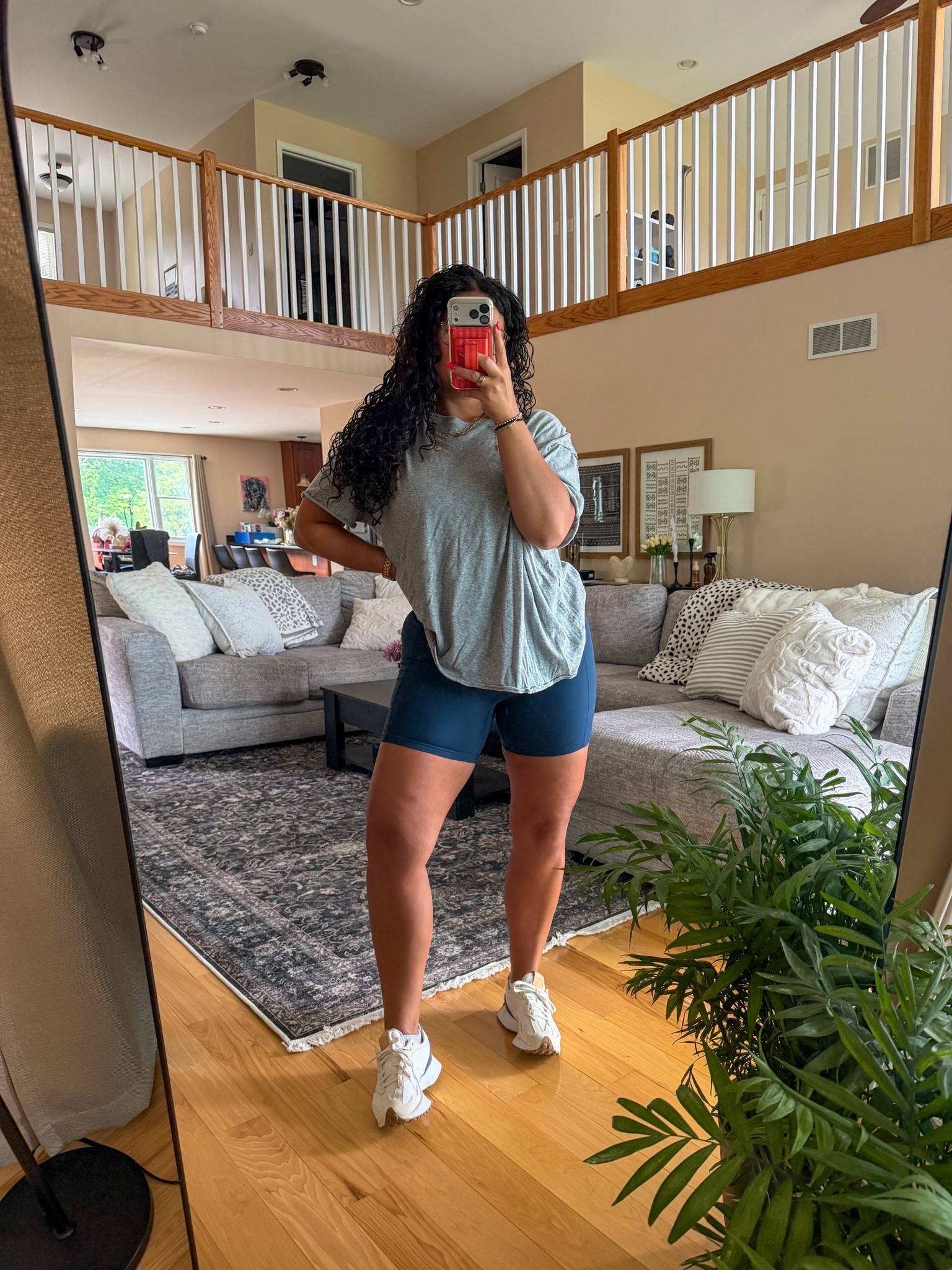 Wearing a large in the biker shorts & a medium in the tee. 

#amazon #freepeople

#LTKootd #LTKActive #LTKMidsize