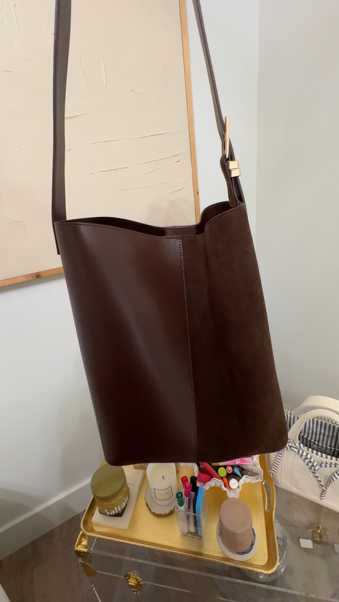 This bucket bag is gorgeous for Fall! On trend with the brown suede and leather look - I love the combo. Perfectly slouchy, great size and affordable! 

#LTKItBag #LTKStyleTip #LTKFindsUnder50