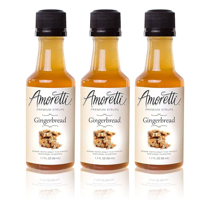 Amoretti Premium Gingerbread Syrups 50ml 3 Pack | Amazon (US)