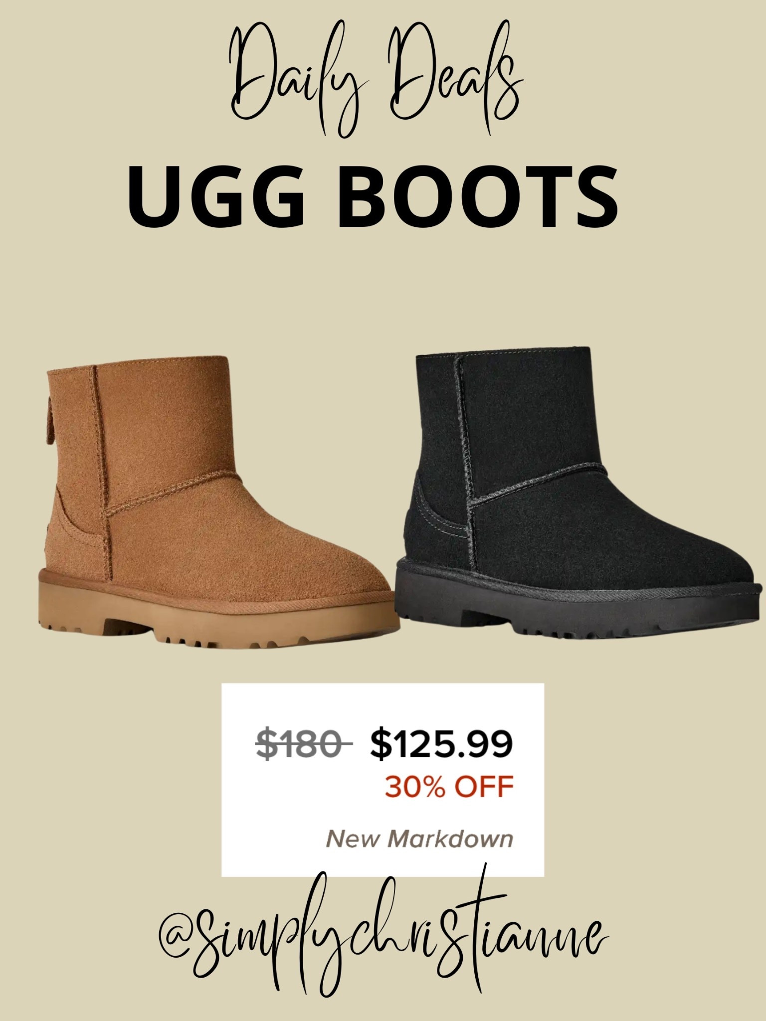 Ugg boots on sale, gift idea

#LTKGiftGuide #LTKHoliday #LTKSeasonal