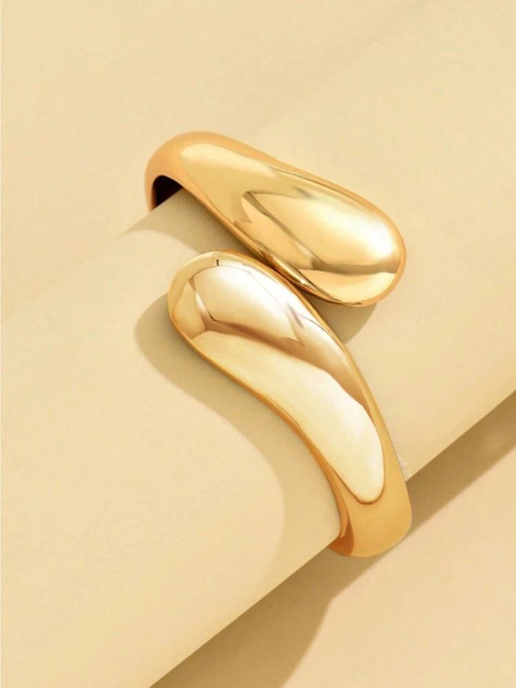 1pc European & American Style Teardrop Chunky Bangle Bracelet For Women, Suitable For Party, Gath... | SHEIN