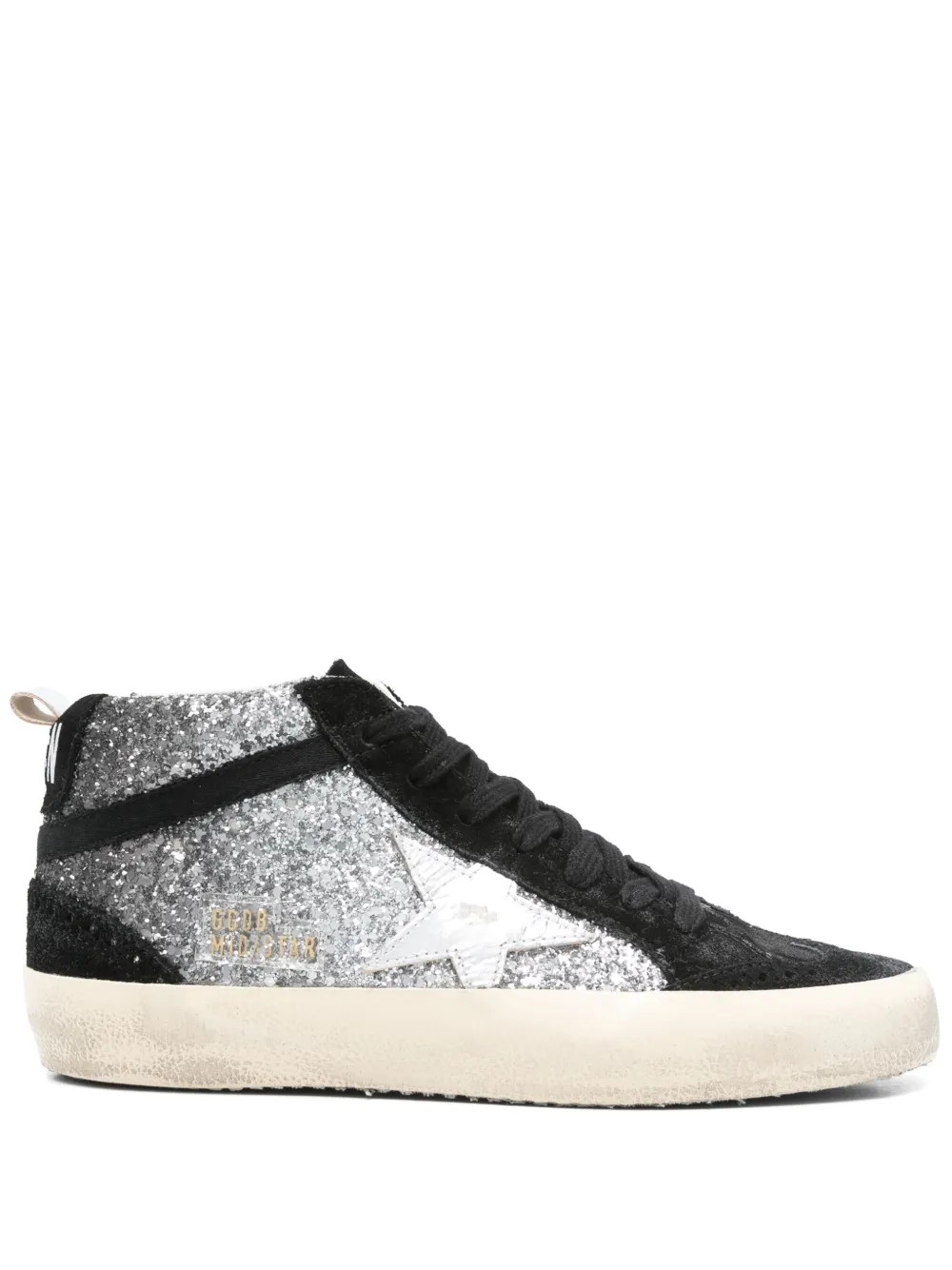 Golden Goose Mid Star Sneakers | Black | FARFETCH | Farfetch Global
