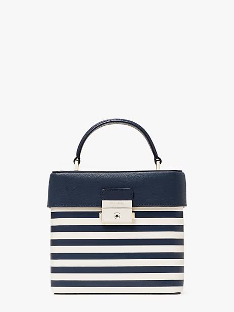 Kate Spade Voyage Striped Small Top-Handle Bag, Blazer Blue | Kate Spade (US)