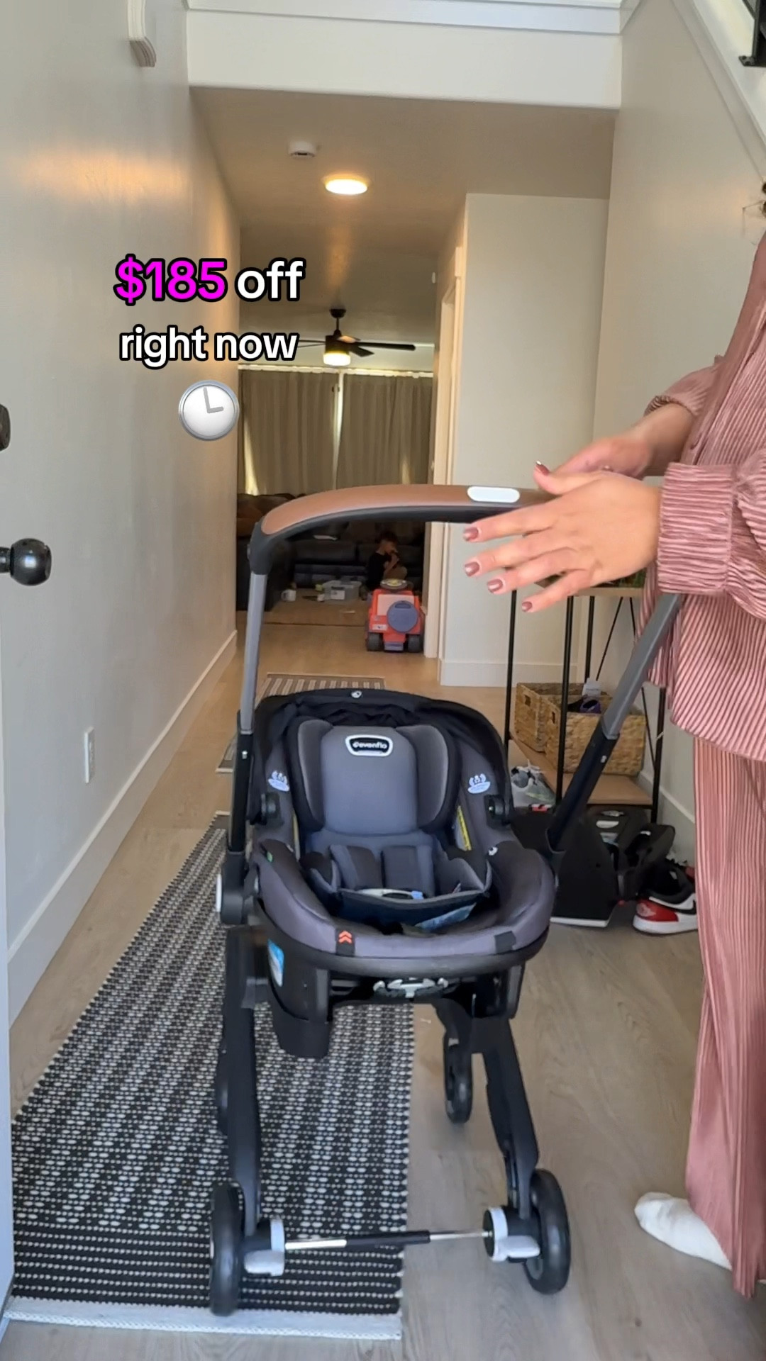 This is an insane deal. $185 off the Evenflo Shyft Dualride. Plus an extra 15% with a registry completion discount! I’m so happy rn!

#LTKBaby #LTKBump #LTKSaleAlert