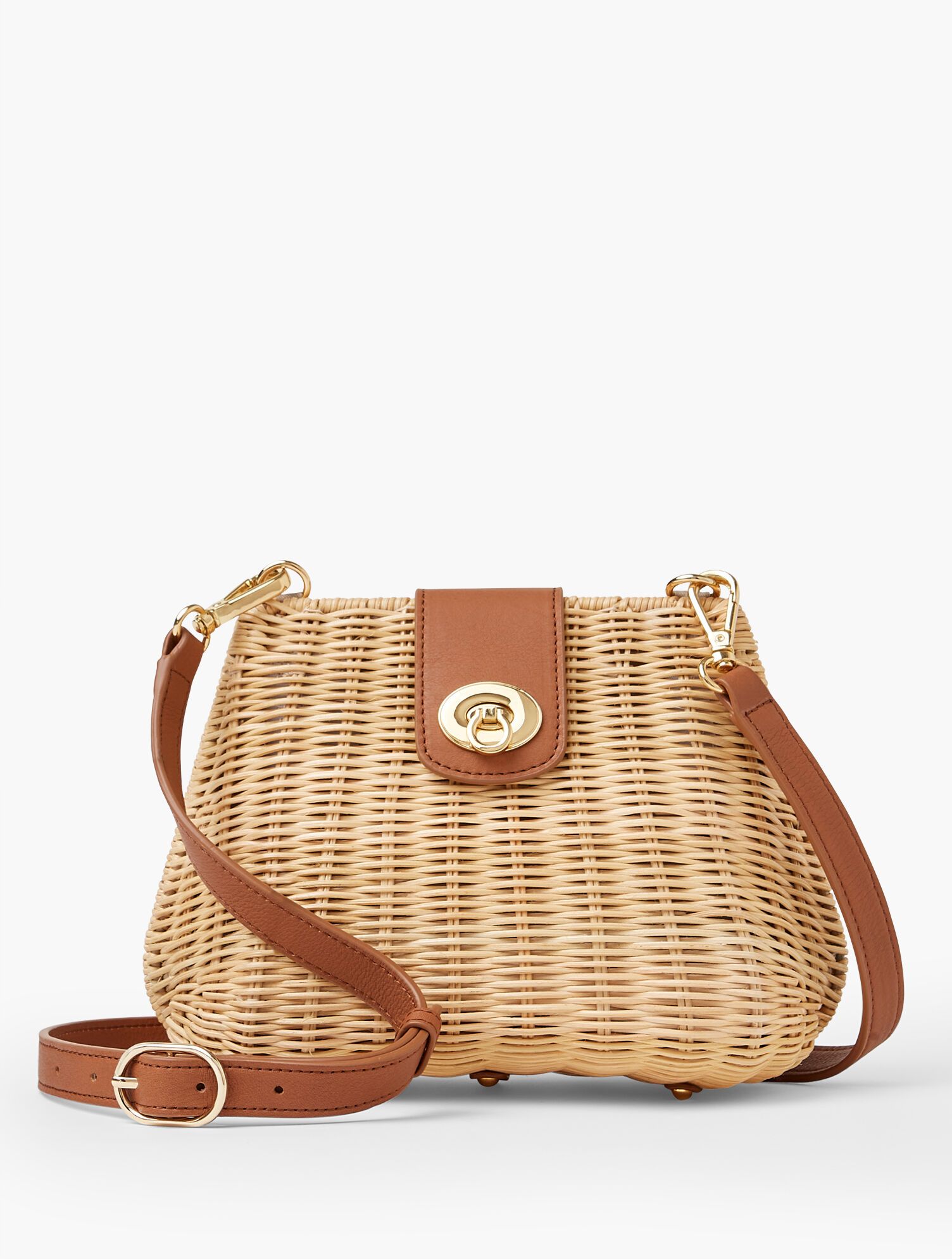 Wicker Flip Lock Bag | Talbots