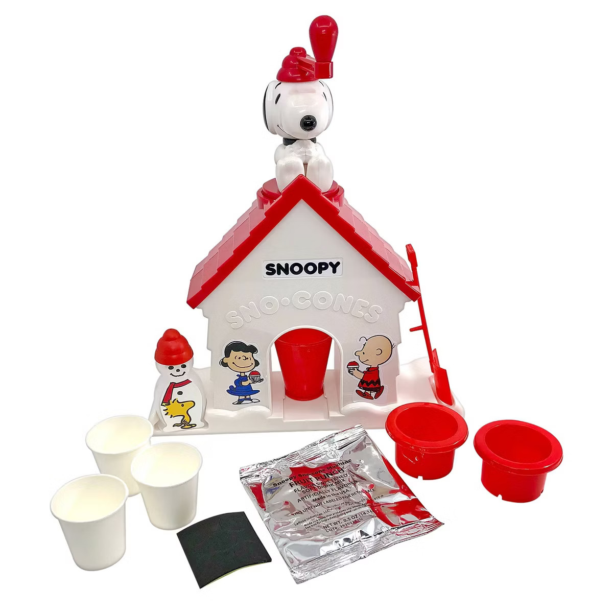 Snoopy Sno-Cone Machine: Plastic Creative Thinking Appliance with Cup & Manual, 14 Pieces | Target