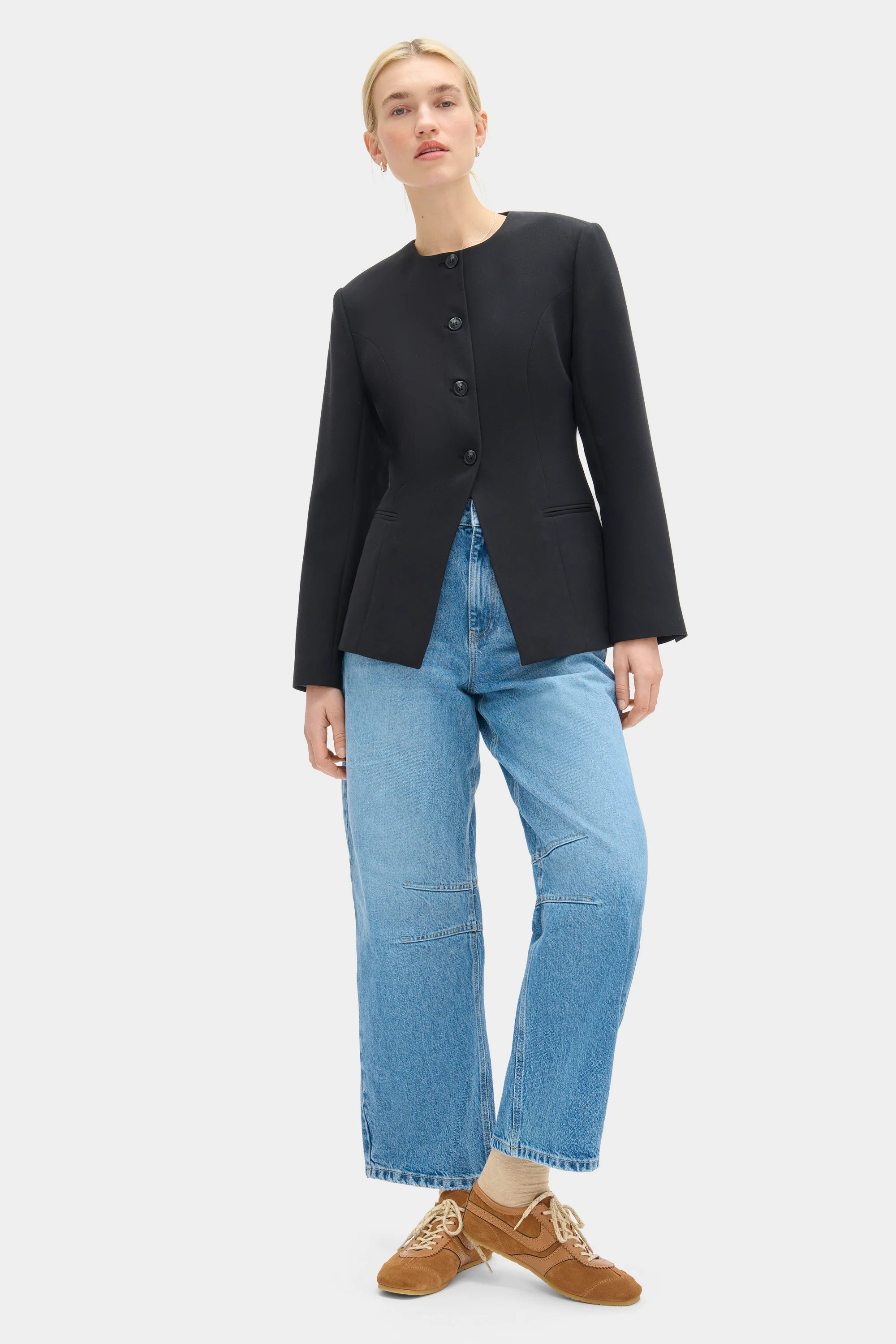 ALIGNE Long Waisted Blazer - Black | Daphne | ALIGNE USA