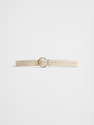 Suede Perforated Belt | Banana Republic Factory