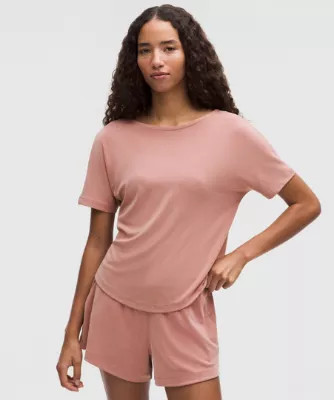 Drapey Softstreme Boatneck Short-Sleeve Shirt | lululemon (AU)