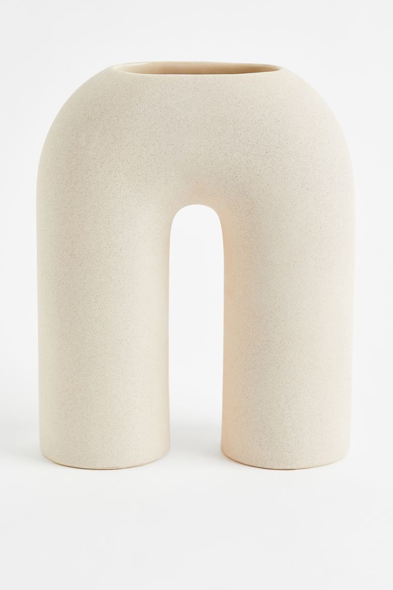 Ceramic Vase - Taupe - Home All | H&M US | H&M (US + CA)
