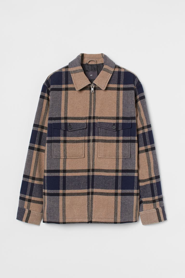 Wool-blend Shirt Jacket | H&M (US + CA)