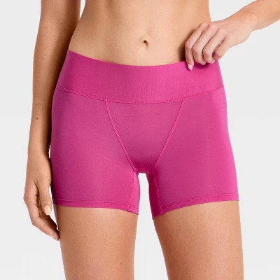 Women's Cloud Knit Boxer Briefs Underwear - Auden™ Pink XS | Target
