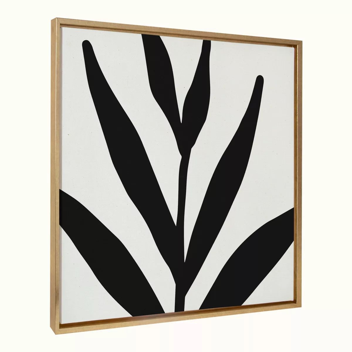 Kate & Laurel All Things Decor 30"x30" Sylvie Modern Botanical Neutral Abstract 1 Framed Wall Art... | Target