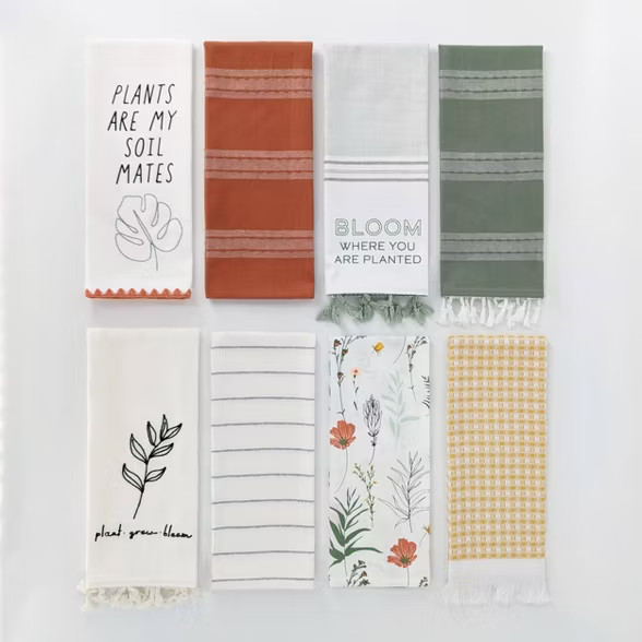 8ct Dish Towels Spring Blooms - Bullseye's Playground™ | Target