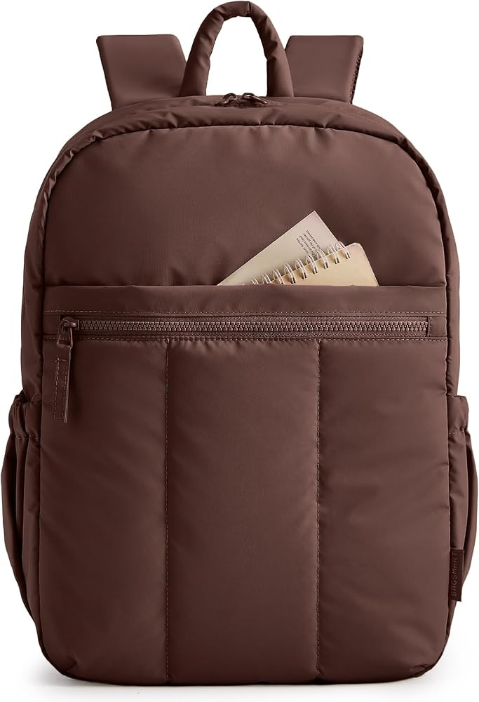 BAGSMART Backpack for Women, Travel Backpack with Large Side Pocket, 15.6 Inch Work College Backp... | Amazon (US)