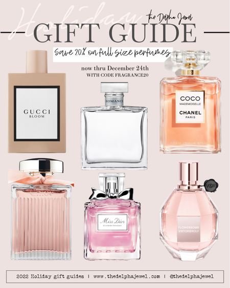 Save 20% off of a full size perfumes at Sephora with code fragrance20 now through the 24th!

#giftideaforher #stockingstufferforher #stockingstuffer 

#LTKbeauty #LTKGiftGuide #LTKsalealert