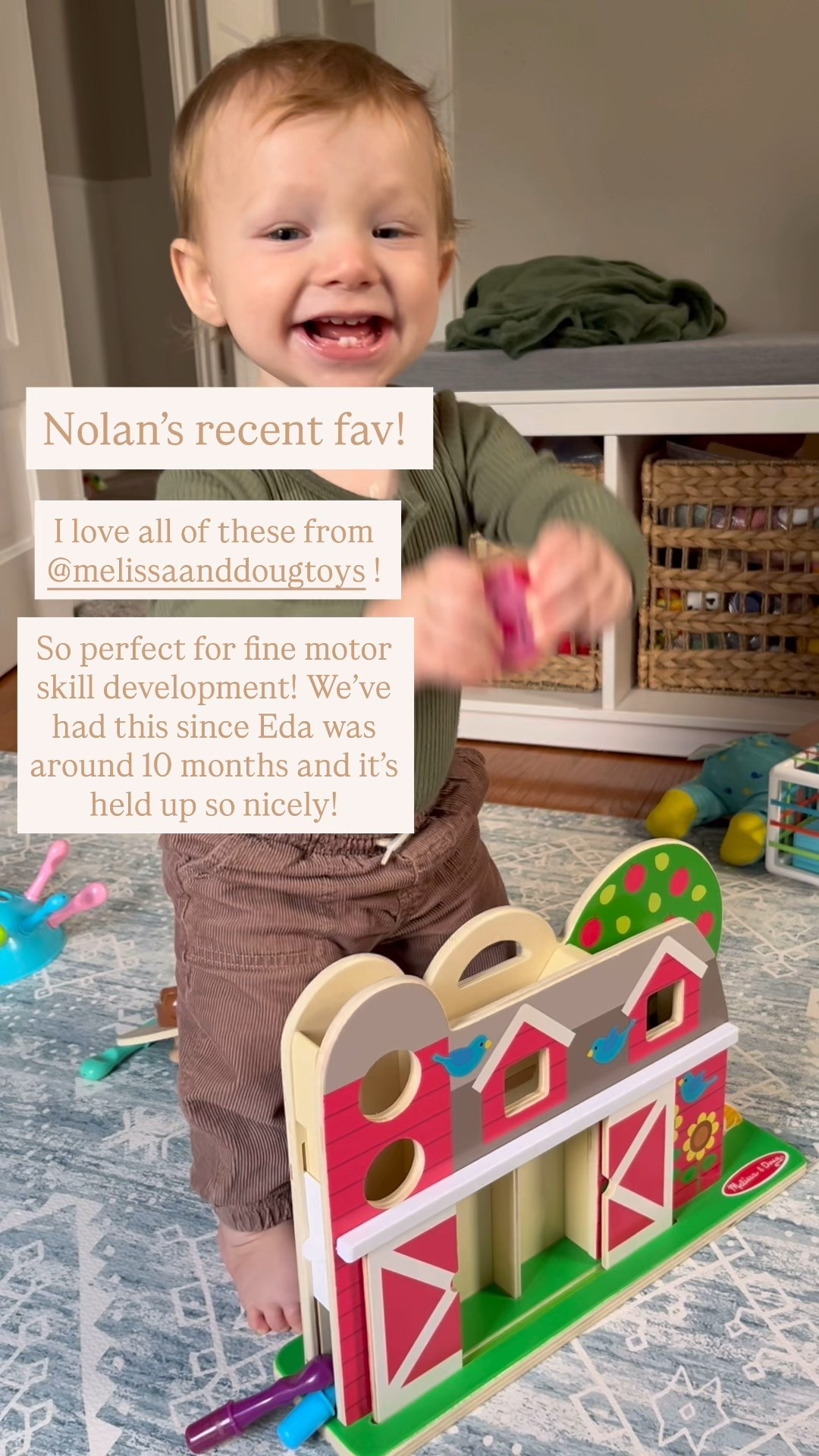 Wonderful fine motor toy for 9 months and up!! 

Wooden and super high quality!! 


#LTKBaby #LTKHoliday #LTKFamily