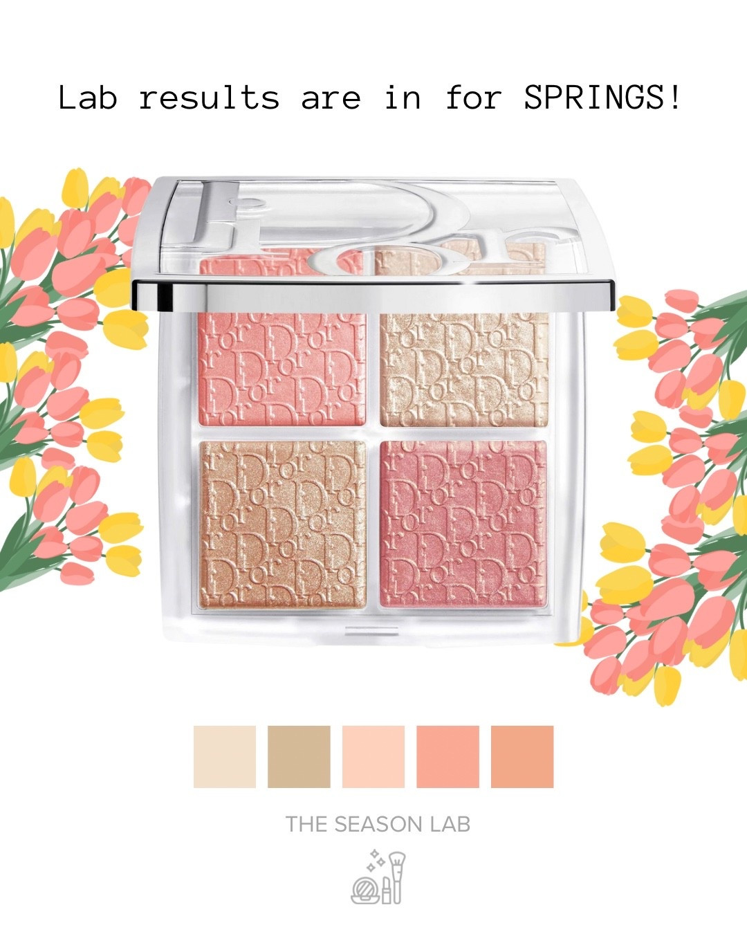 DIOR
Backstage Glow Maximizer Face Palette
003 Pearly Peach Glow

A multi-use palette. We love it used as an eyeshadow too. 😎

#warmspring
#truespring
#lightspring
#brightspring
#clearspring

#LTKBeauty #LTKStyleTip
