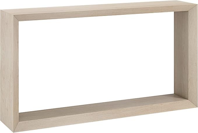 Henn&Hart 55" Wide Rectangular Console Table in Alder White, for Home, Living Room, Bedroom, Ente... | Amazon (US)