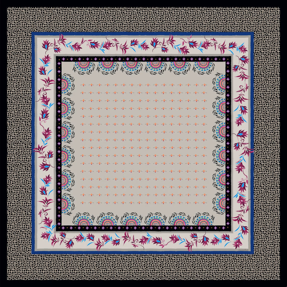 Chic Silk Square Scarf | Wolf & Badger