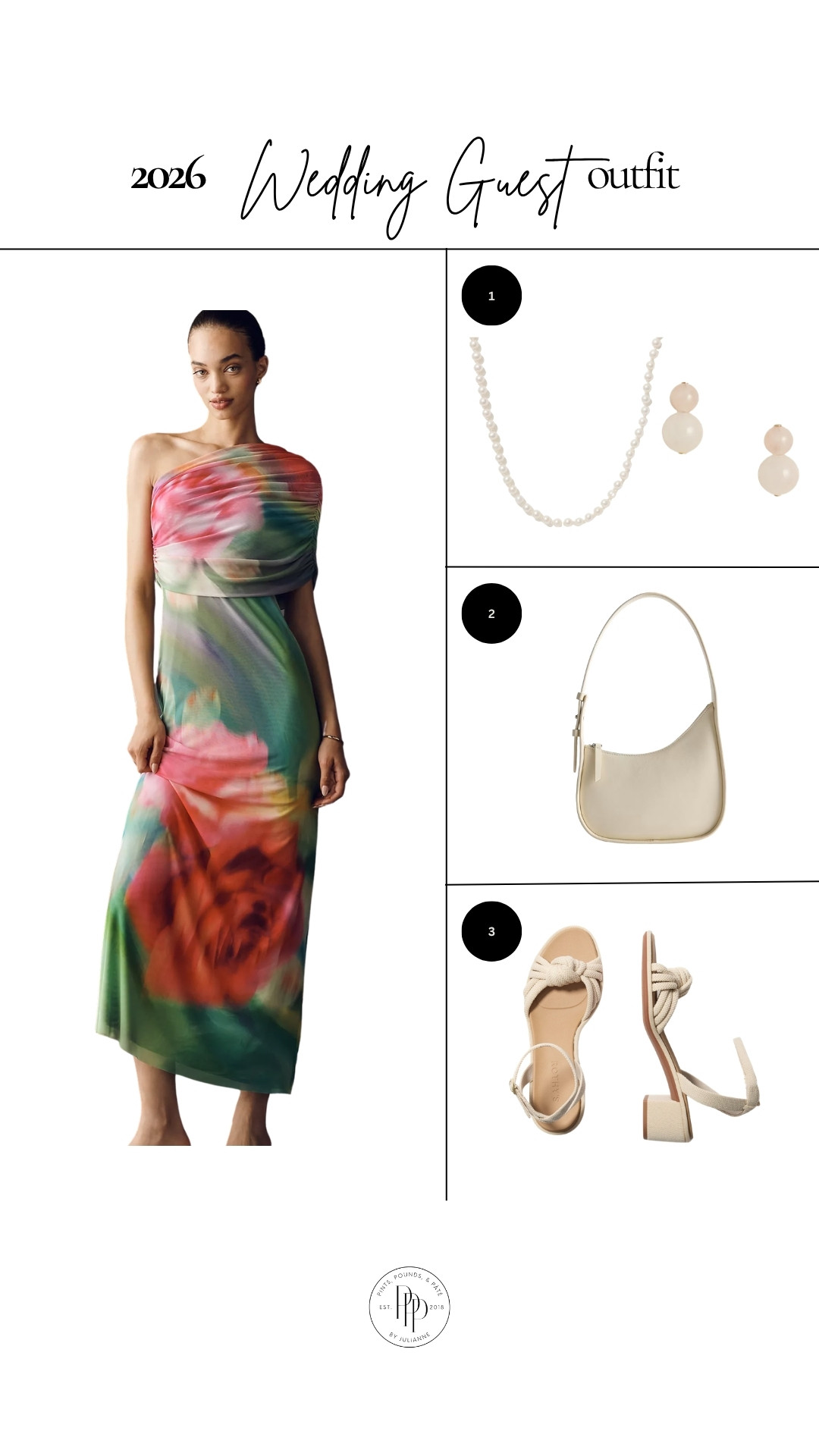 Wedding guest outfit idea!!! 💐✨ Love the colors in this dress + the neutral accessories tie it all together!!

spring, summer, vacation, travel, wedding guest 

 #LTKootd #LTKSeasonal #LTKWedding