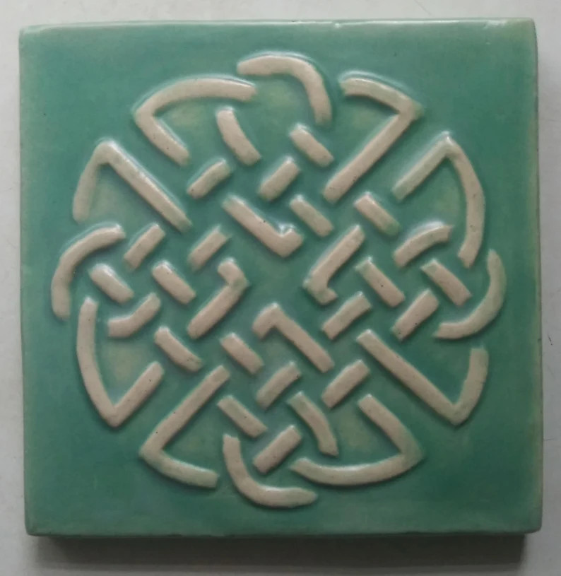 Celtic Knot- 4x4 Inch Bas-relief Tile - Etsy | Etsy (US)