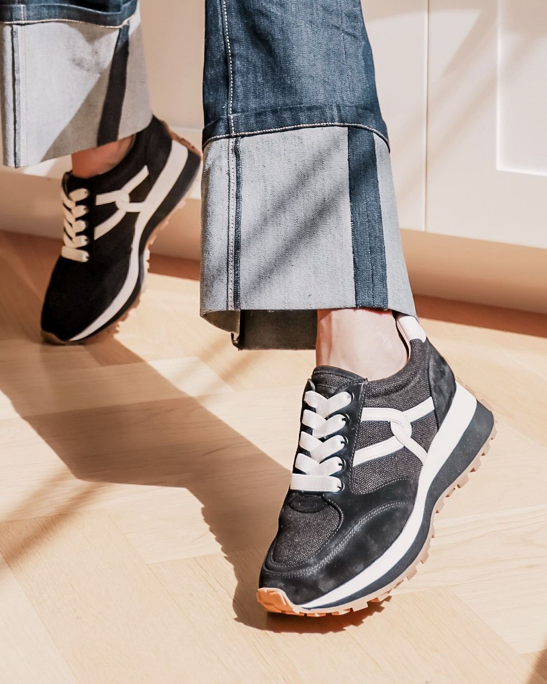 For a more elevated (pun intended) pair of sneakers, try some with a little platform! Platform sneakers are great when you want to wear a pair of jeans you normally wear with heels or when you just want a little extra height. This pair of black platform sneakers by Veronica Beard is so comfy! I love the super versatile black and white color combo that will go with everything this fall/winter. I think it’s ideal to have both a lighter pair of chic sneakers and a dark pair as well. You will definitely wear both all the time! True to size.

~Erin xo 

#LTKSeasonal #LTKShoeCrush #LTKSaleAlert