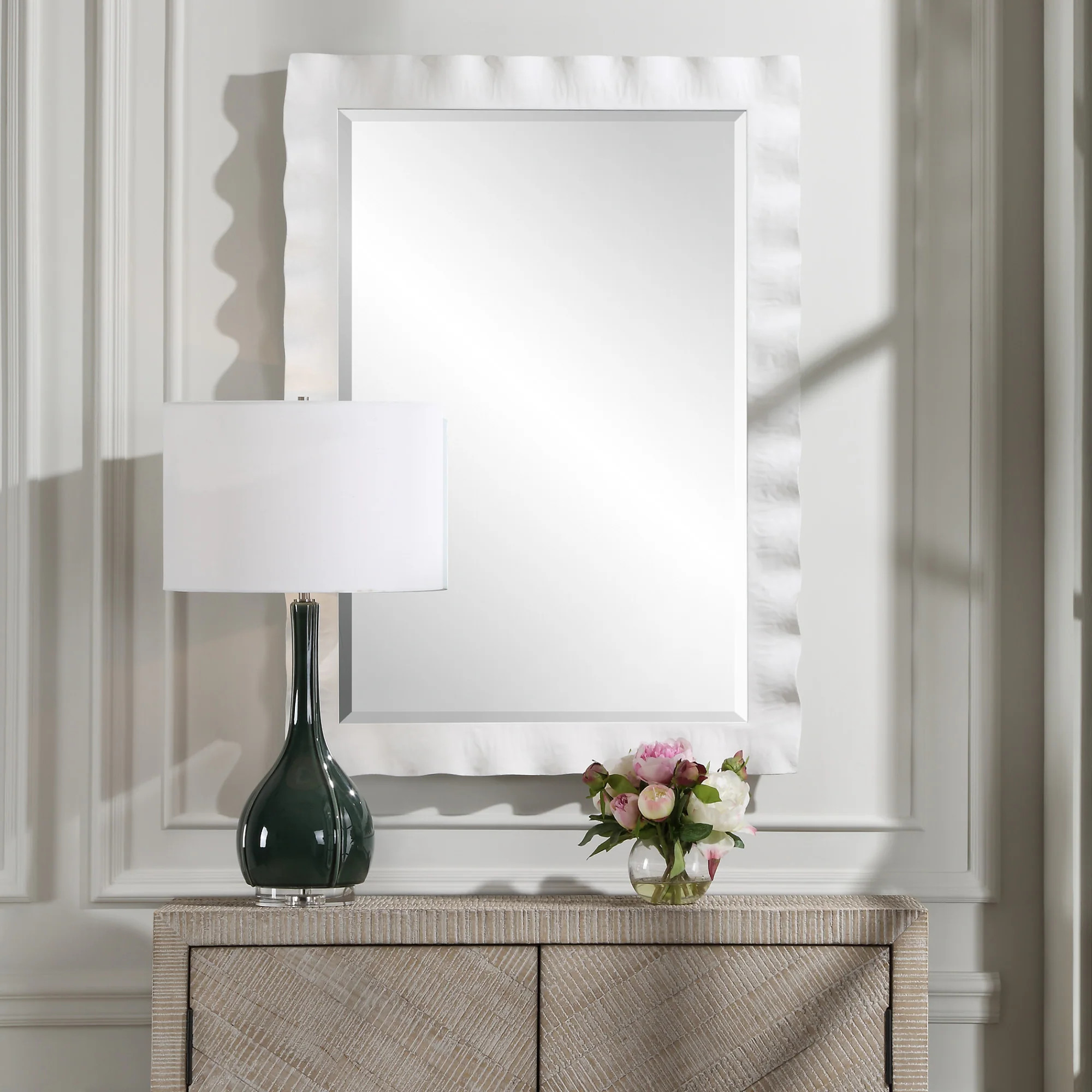 Uttermost 09981 Haya 28" W x 40" H Rectangular Framed Accent Mirror | Bed Bath & Beyond