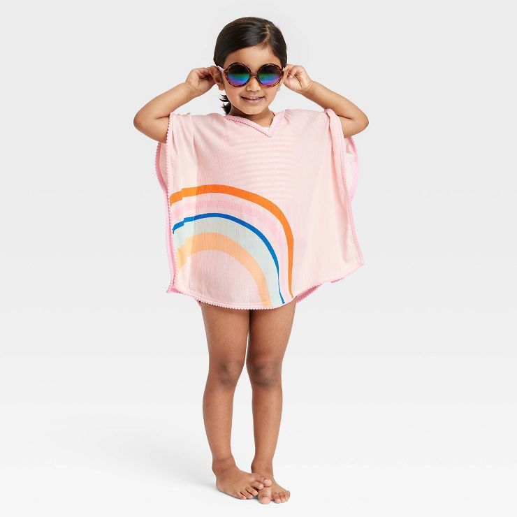 Toddler Girls' Rainbow Cover Up Dress - Cat & Jack™ Rainbow | Target