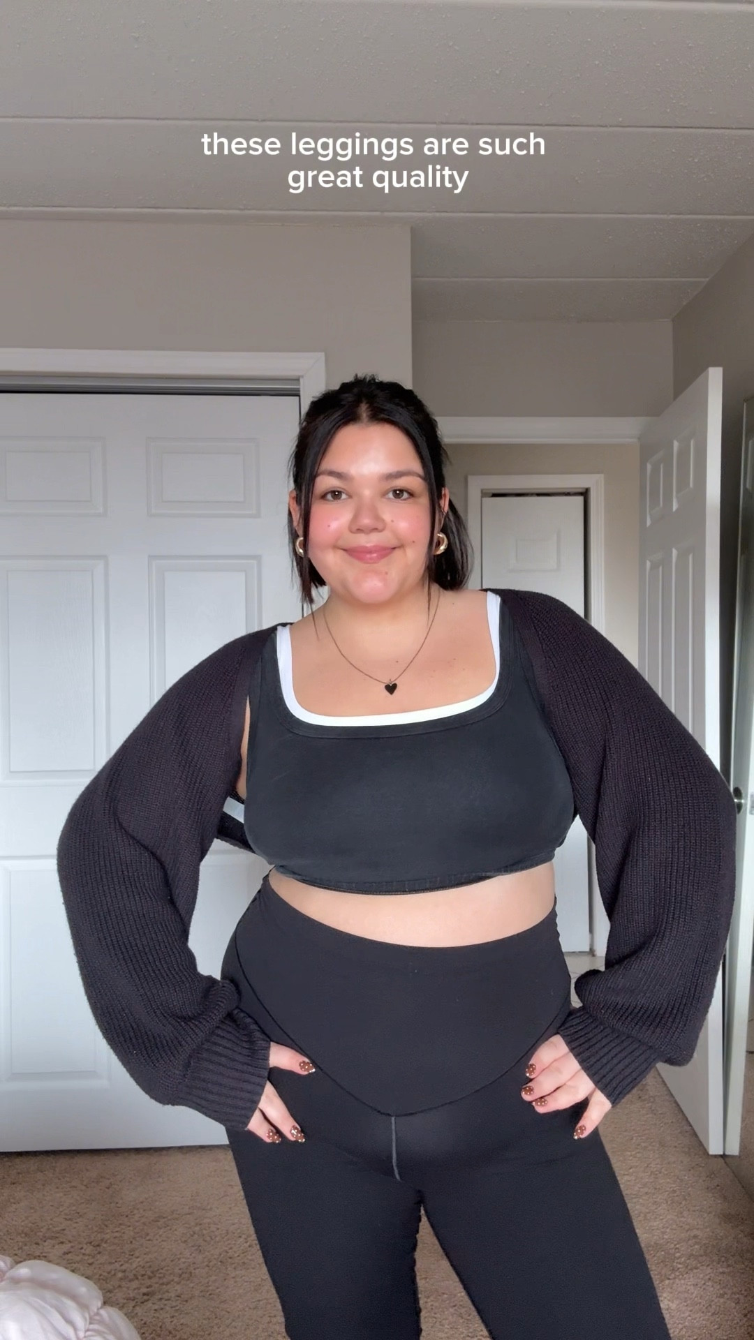 Get dressed with me ft the amazing OFFLINE by @aerie collection. These are the best leggings made with high quality that make me feel so confident during my workouts. I’m so excited to participate in the first ever OFFLINE by Aerie Leggings Trade-In Event March 20-23rd! If you trade in any brand of old leggings, you’re able to snag a brand new pair of OFFLINE by Aerie leggings for $30 or bike shorts for $20!! Considering how high quality these pieces are, this is a can't miss event! All pieces are on my LTK! 
 

Aerie Off-Duty Pointelle Trouser PJ

OFFLINE By Aerie OG Classic Sports Bra

OFFLINE By Aerie Sweater Shrug

OFFLINE By Aerie The Hugger 5" Bike Short

OFFLINE By Aerie Real Me Xtra Bootcut Legging

#AerieREAL #AeriePartner #WorkoutLeggings #GymOutfit #ActivewearStyle #plussizefashion #plussize #ad #LeggingsRecommendation #LeggingsReview

#LTKPlusSize #LTKActive #LTKMidsize