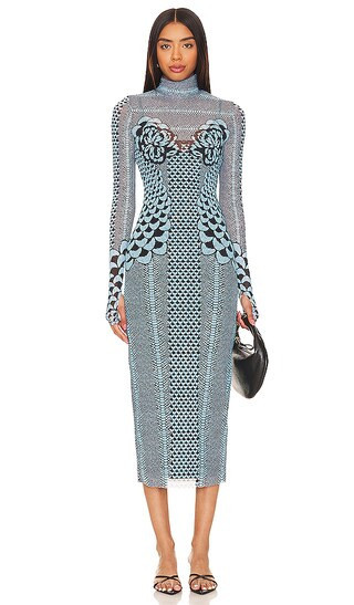 AFRM Shailene Dress in Teal. - size XL | Revolve Clothing (Global)