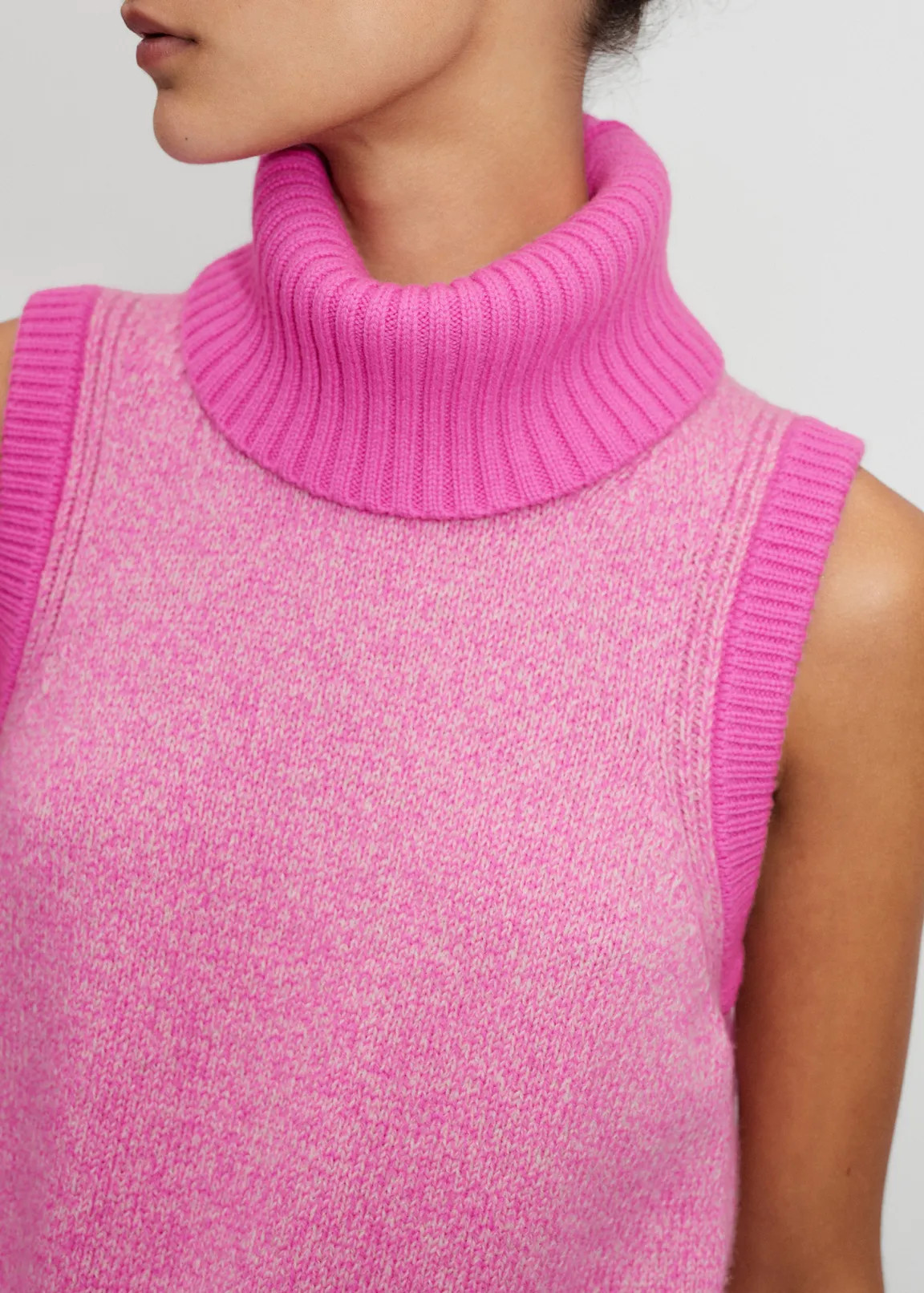 Merino Cashmere Mouliné Vest + Snood | ME + EM