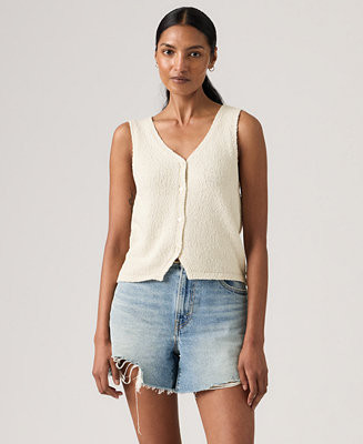Levi's® Premium Women's Sleeveless V-Neck Cotton Vest - Macy's | Macy's