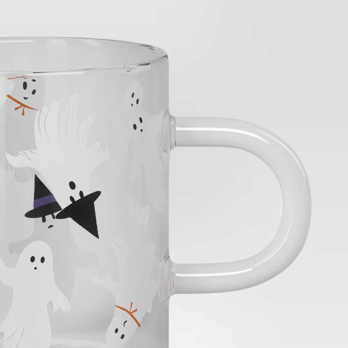 15.2 fl oz Glass Ghost Print Mug - Hyde and EEK! Boutique™ | Target