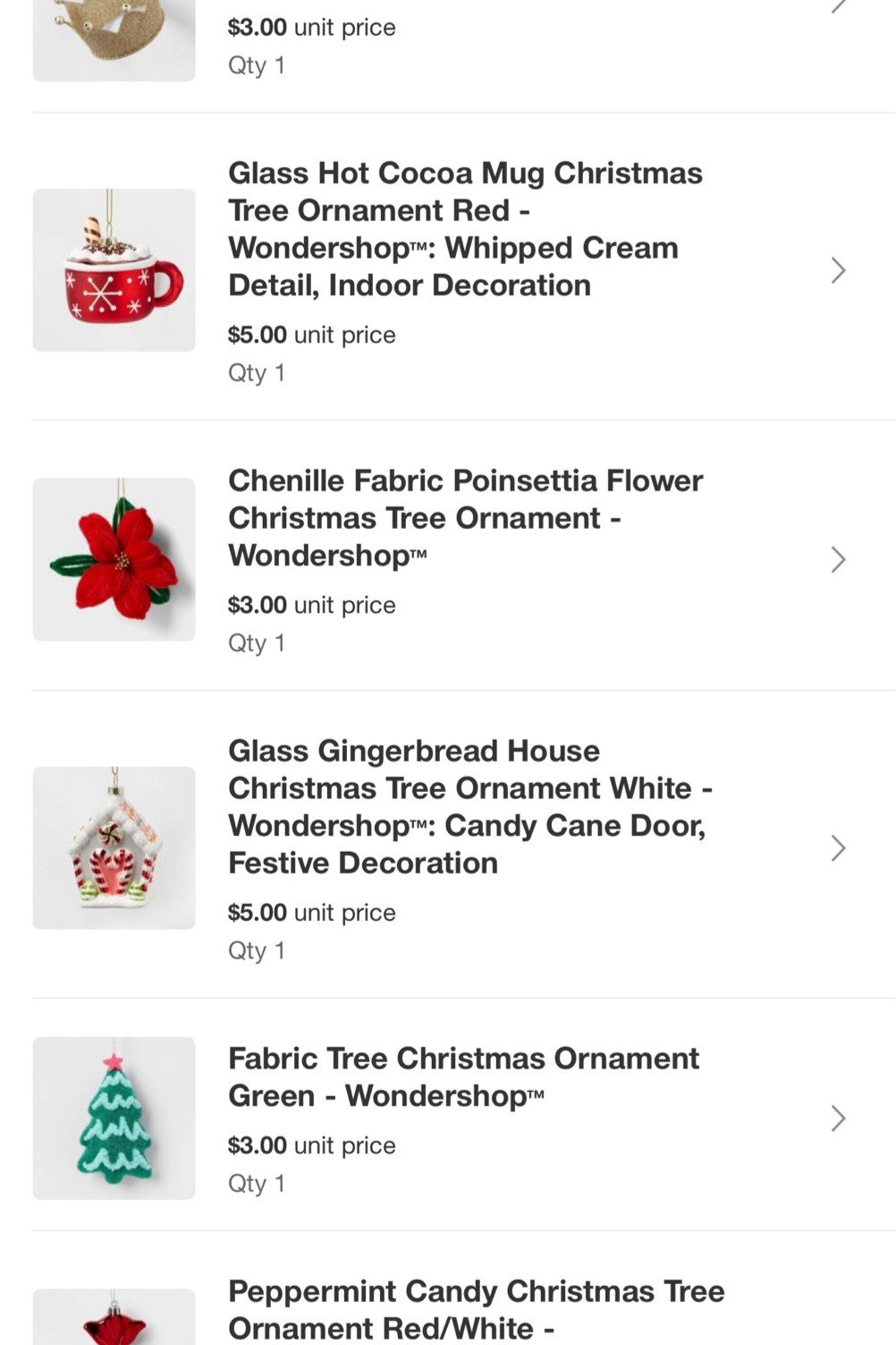 I got the cutest ornaments and at great prices! 