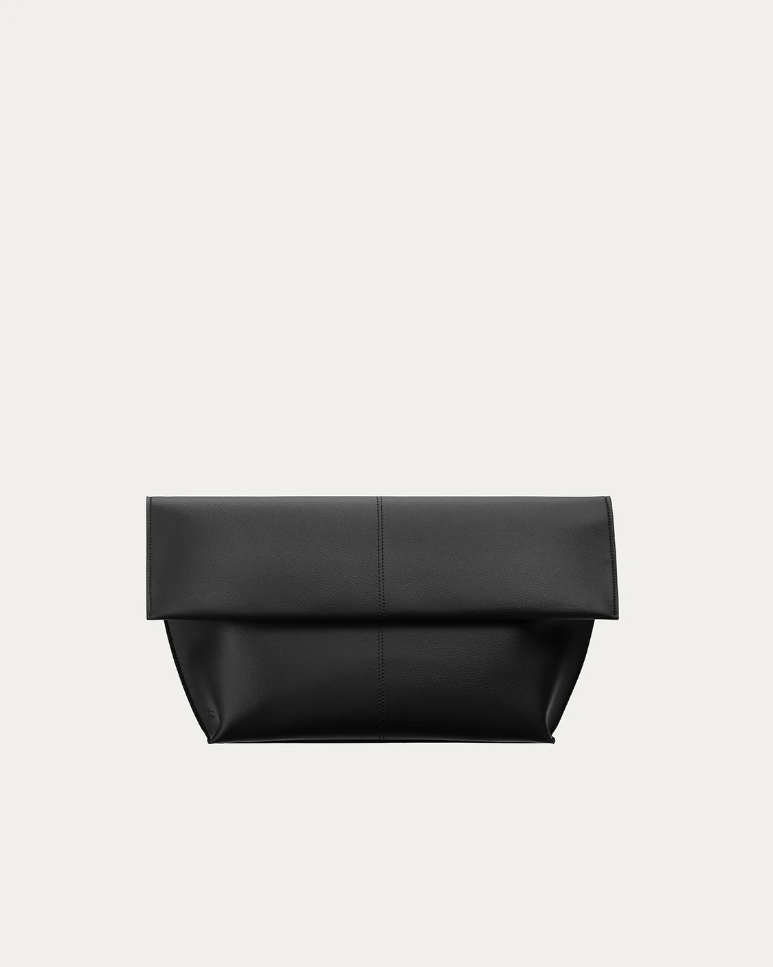 Seamed Clutch Black | Freja New York