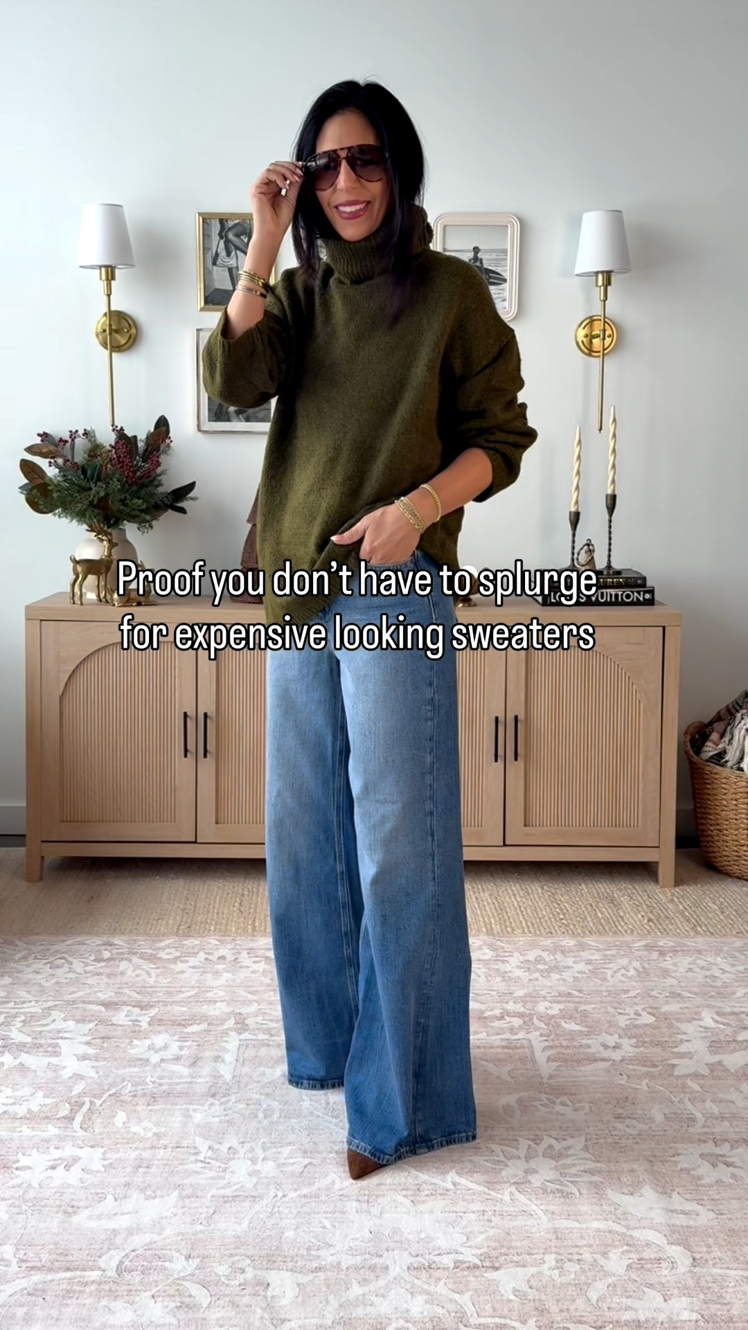 There are a few amazon sweaters that I wear on repeat and have for years!  
Sweater- small and oversized
Denim - 2 long and 50% off 


#LTKTall #LTKHoliday #LTKFindsUnder50 #LTKHoliday #LTKU #LTKOver40