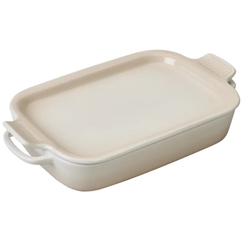 Le Creuset Stoneware 2.75 Qt Rectangular Dish with Platter Lid | Wayfair Professional