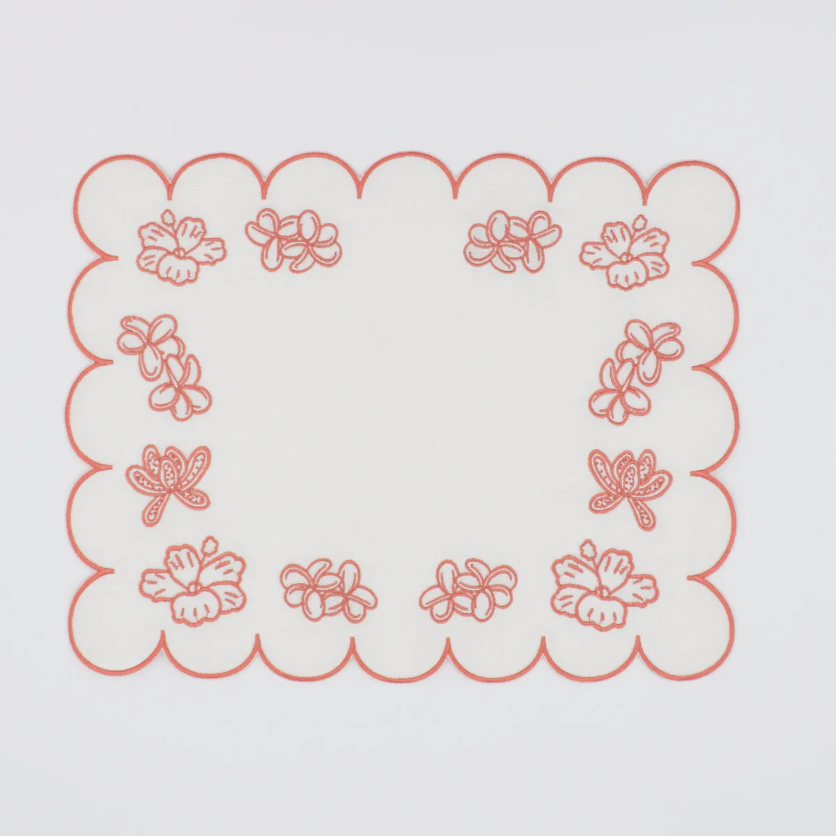 Rosette Ivory Placemat - Set of 2 | Ro'Table NY
