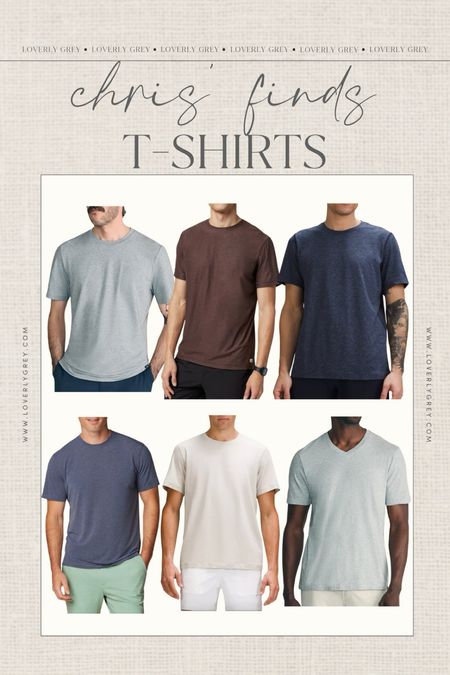 Chris’ favorite t-shirts! There’s several color options for each one!

Loverly Grey, men’s clothes, men’s t-shirts 

#LTKMens #LTKStyleTip