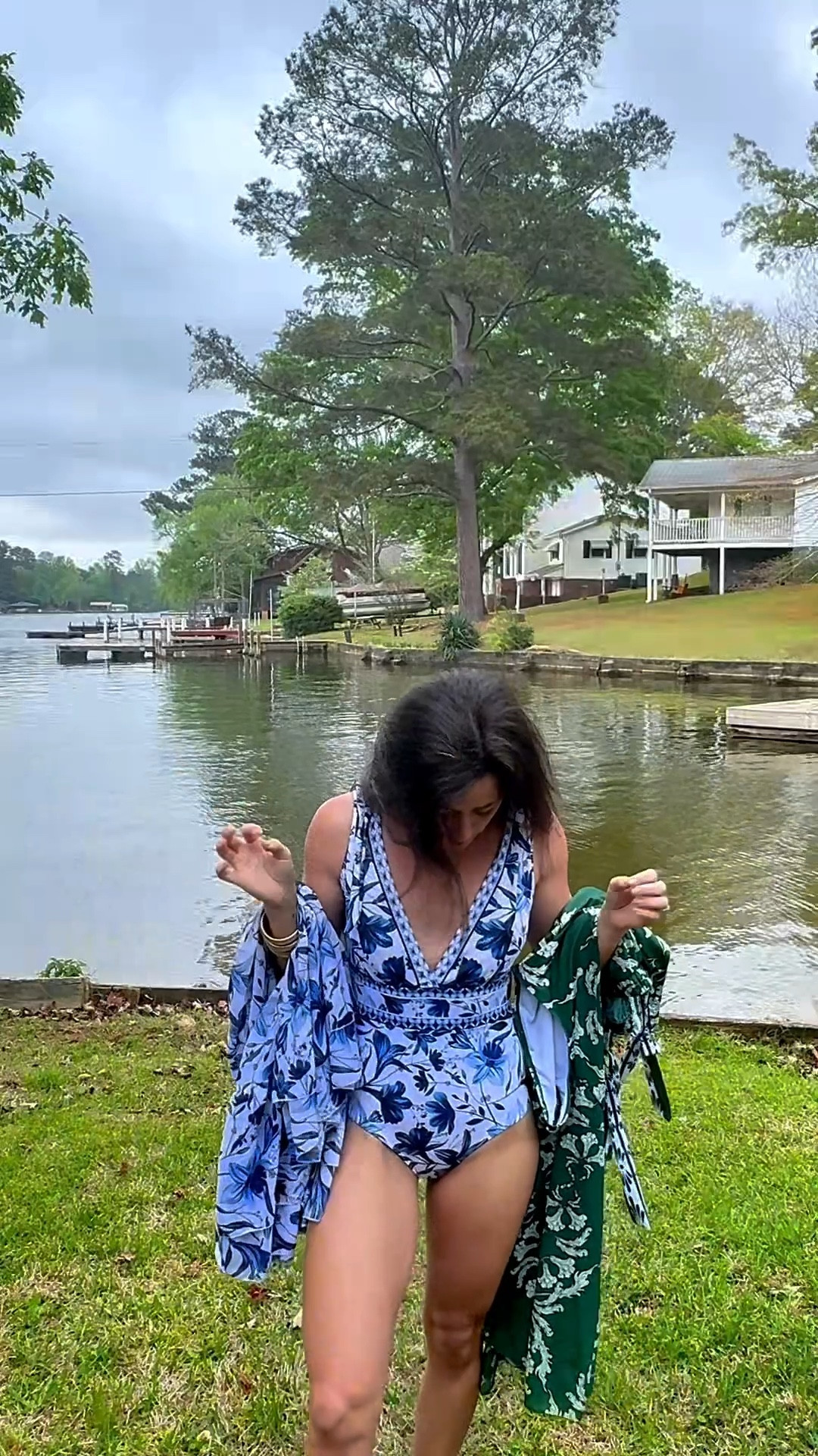 A swim suit and cover that makes it look like a dress 



#LTKSwim #LTKmomlife