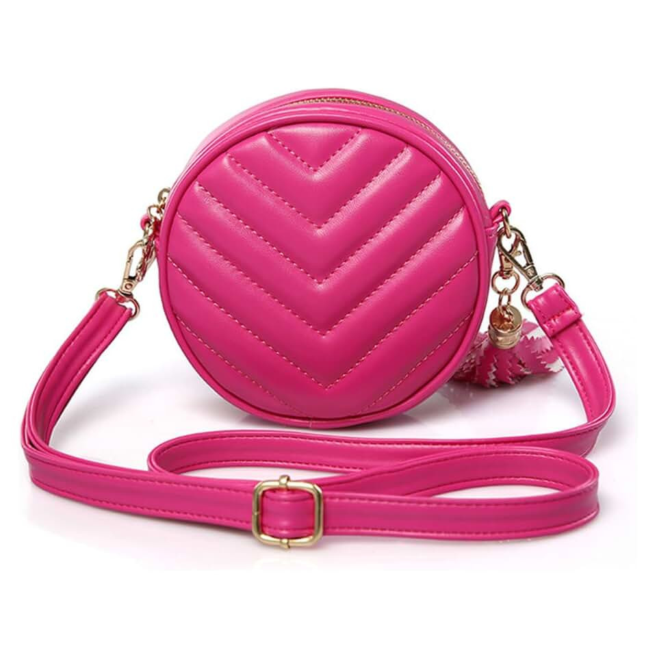 Girls Purse Round Princess Crossbody Shoulder Bag Great Girls Birthday Gift 5 Colors | Amazon (US)