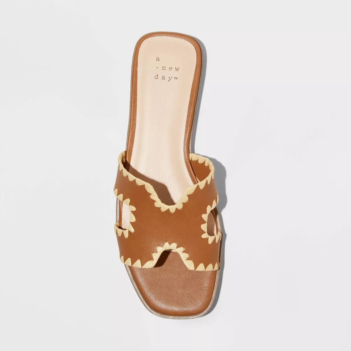 Women's Helena Whipstitch Slide Sandals - A New Day™ | Target