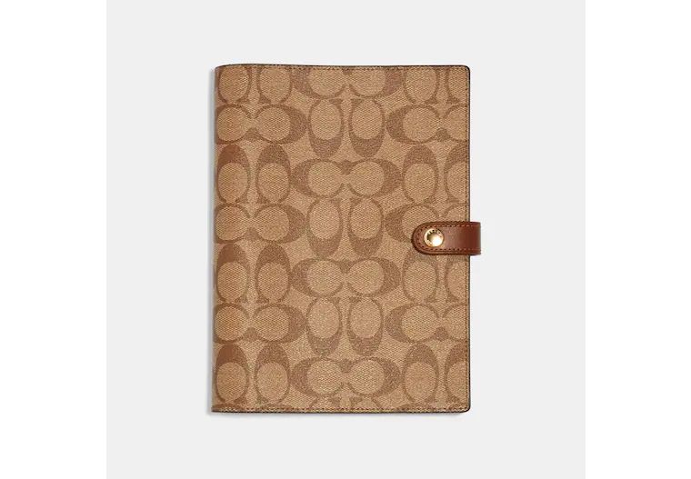 Notebook In Signature Canvas | Coach Outlet